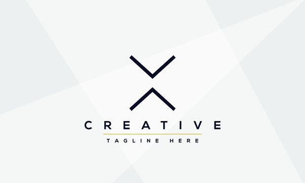 X letter logo Design Modern Monogram Icon. X XX initials based Template and Letters in vector.