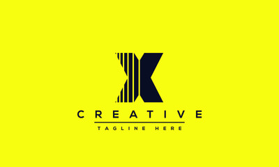 X letter logo Design Modern Monogram Icon. X XX initials based Template and Letters in vector.