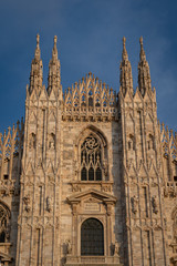 Fototapeta na wymiar Duomo in Milan Italy