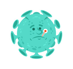 Coronavirus infectious bacteria character