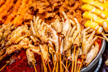 asian street food, China.