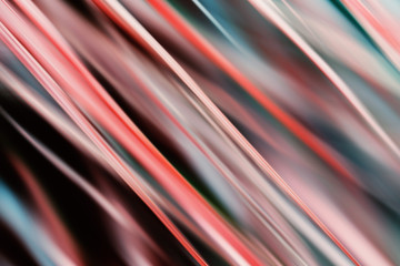 Abstract colorful red and blue motion of light for texture lines background.