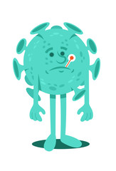 Coronavirus infectious bacteria character