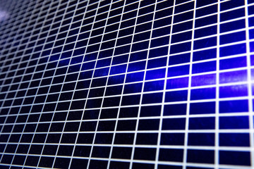 Background of Blue Solar Panels.