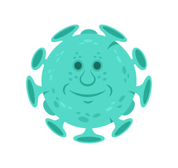Coronavirus infectious bacteria character