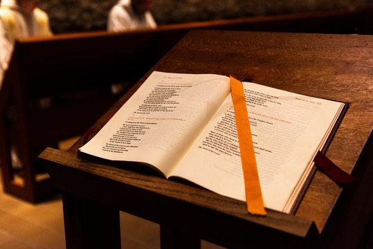Religious Book On Lectern - Powered by Adobe