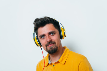 Man with headphones