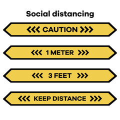 Social distancing Coronavirus COVID-19 Quarantine