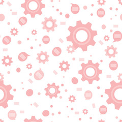 Vector pattern Gear Cog wheel Mechanics Teamwork