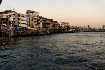 Small pier Extending to the Chao Phraya River