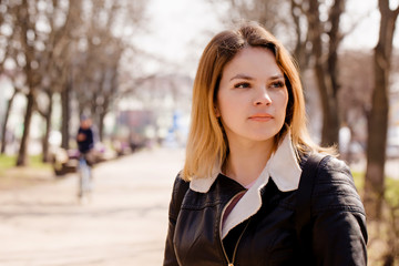 portrait of a young beautiful woman