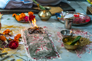 Indian wedding Ceremony rituals.