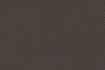 Abstract background with dots and circles. Dot grid wave.