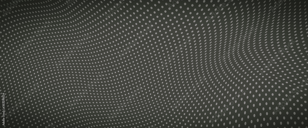 Poster abstract background with dots and circles. dot grid wave.