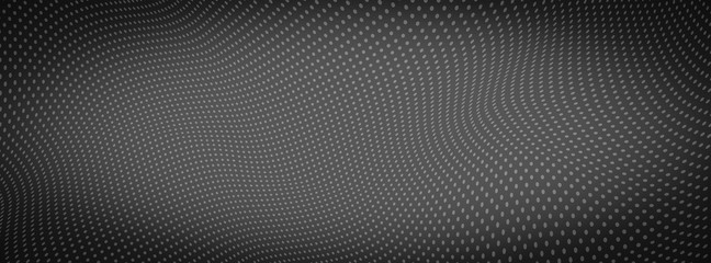 Abstract background with dots and circles. Dot grid wave.