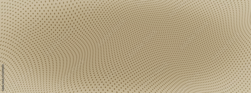 Poster abstract background with dots and circles. dot grid wave.