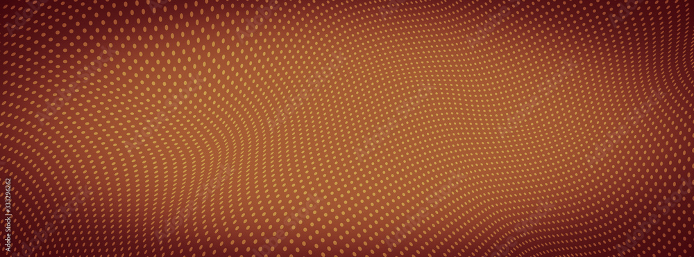 Poster abstract background with dots and circles. dot grid wave.