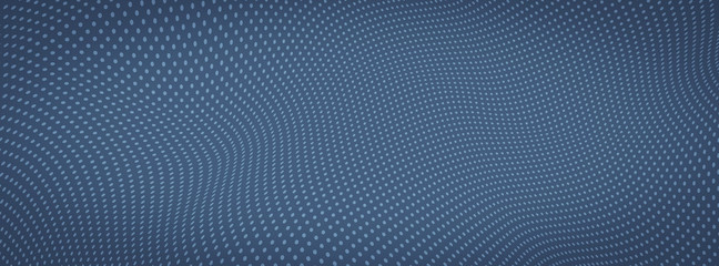 Abstract background with dots and circles. Dot grid wave.