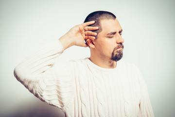 Obraz premium A man who made a mistake.