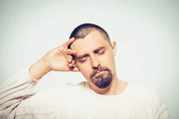 Fototapeta premium A man who made a mistake.