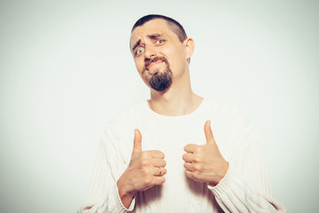 Man Showing Thumb Up