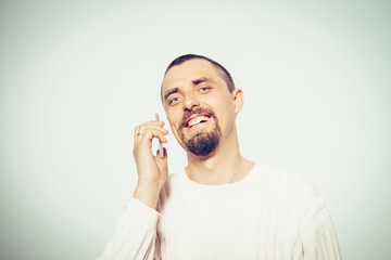 A man with a smartphone