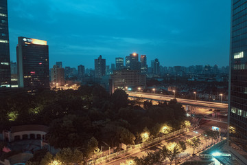 Obraz premium Shanghai by night