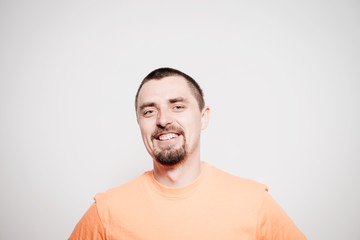 Obraz premium Man smiling