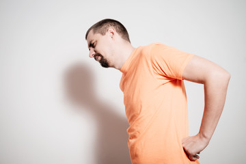 Obraz premium man with backache