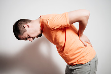 man with backache
