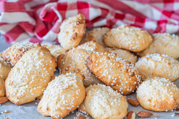 Mandelkubbar Swedish traditional almond cookie 