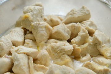 Beef stew with potatoes in a plate