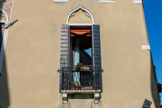 Window in Vencie Italy