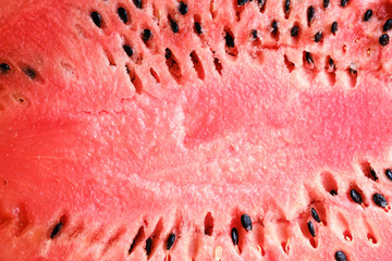 Red texture of sweet watermelon background tropical dessert