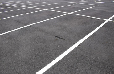 Empty car park after closure due to Covid-19 Coronavirus outbreak