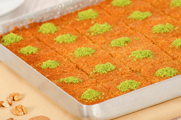 Turkish Dessert, baklava  stock photo