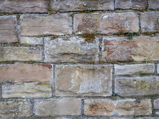 Alte Wand aus Backstein