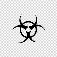 vector biohazard symbol - obrazy, fototapety, plakaty