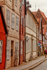 Fototapeta premium Häüser in Lüneburger Altstadt