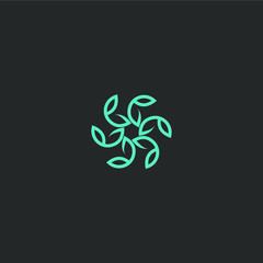 vector with a unique, modern and elegant shape