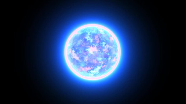 Abstract neon background. Shine ring. Halo around. Sparks particle. Space tunnel. LED color ellipse. Glint glitter. Shimmer loop motion. Empty hole. Glow portal. Pink ball. Slow spin. Bright disc 4k 