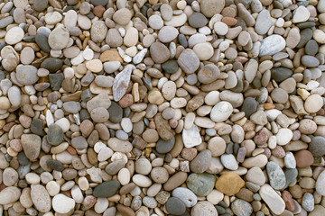 Smooth rocks as a background