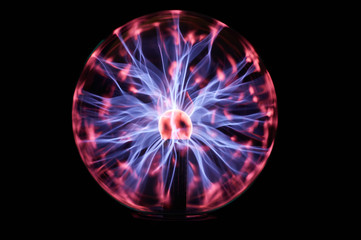 Electric plasma ball lighting sphere