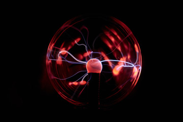 Electric plasma ball lighting sphere