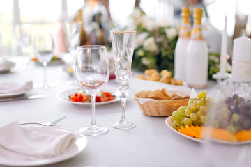 table set for dinner