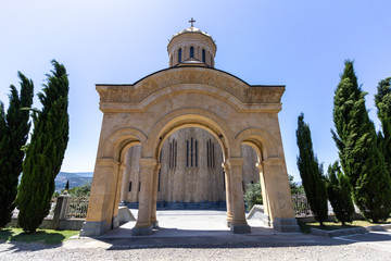 Fototapeta na wymiar Holy Trinity Cathedral of Tblisi is the main Georgian Orthodox cathedral