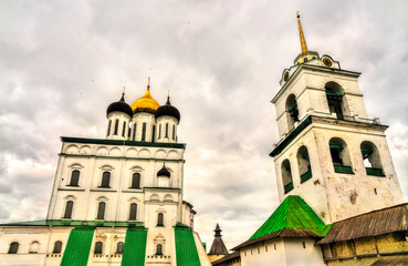 The Trinity Cathedral of the Pskov Kremlin in Russia