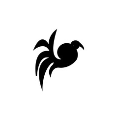 bird icon simple line vector design