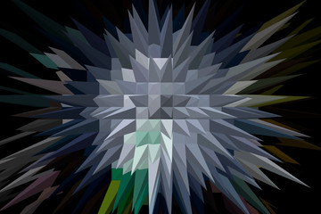 Energy abstract fractal background