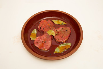 raw meat stock photo